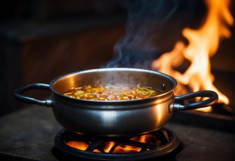 arte de cozinhar em fogo lento, uma técnica tradicional na culinária angolana que garante sabores intensos e texturas perfeitas